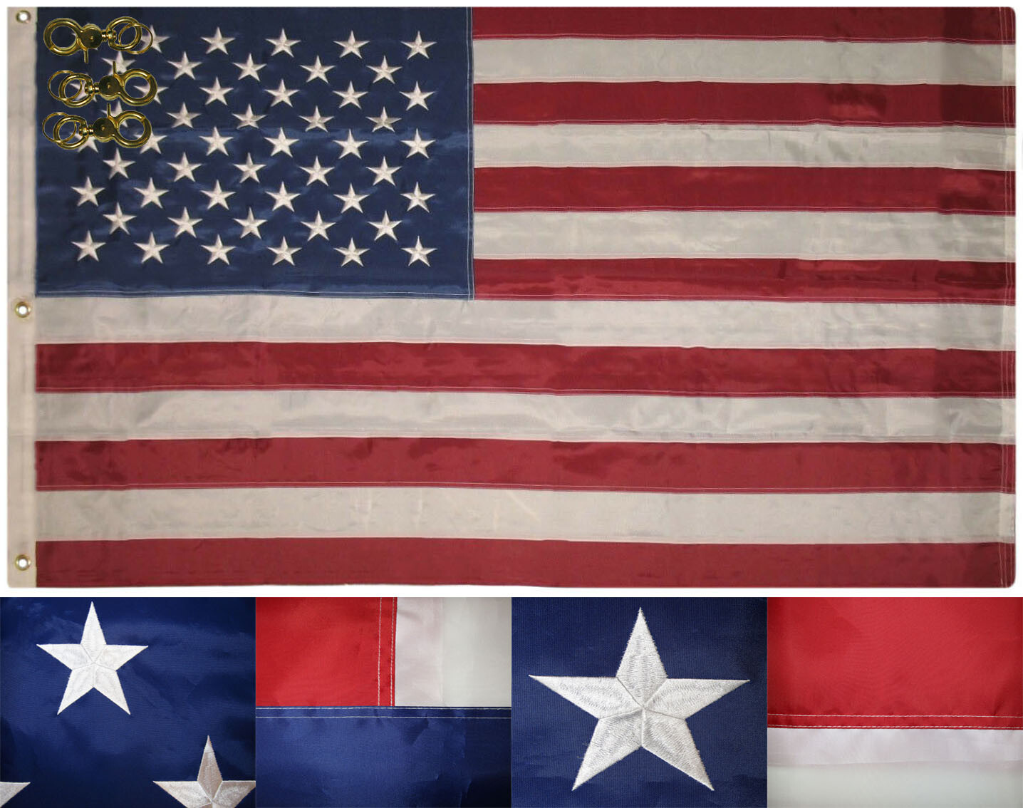 5 Disegni e Immagini Bandiera Americana da Colorare e Stampare Gratis