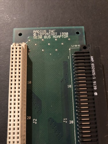 VINTAGE APPLE MACINTOSH INTERFACE RADIUS SE/30 DISPLAY BUS ADAPTER 632–0085 - Afbeelding 10 van 10