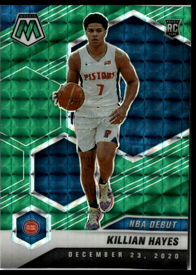 2020-21 Panini Mosaic #270 Killian Hayes Mosaic Green