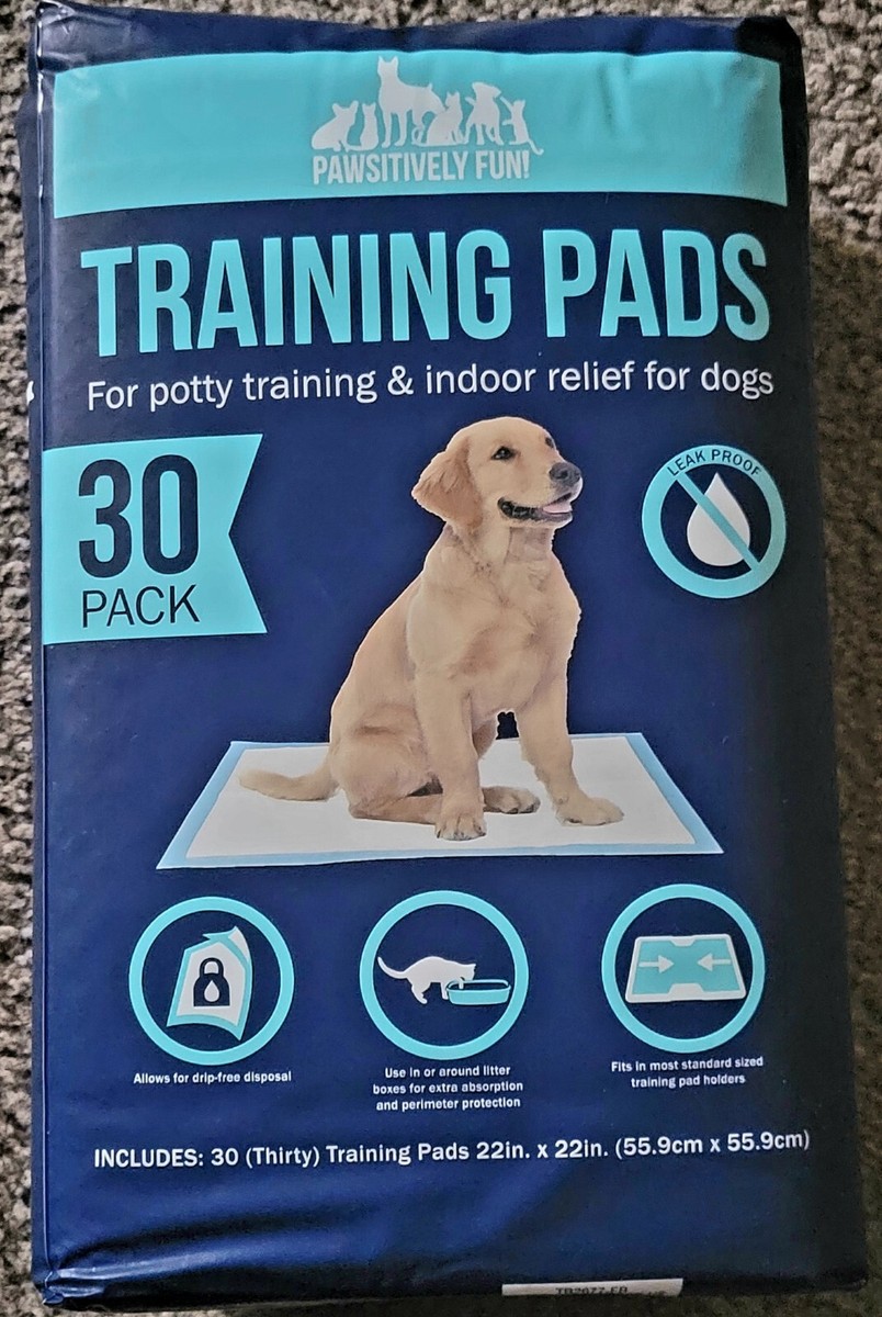 8) Pawsitively Fun Pet Training Pads 30-Pack