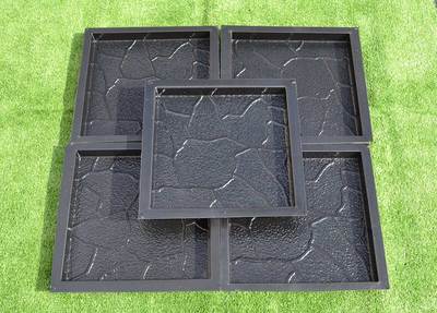 Concrete mold pavers stone patio casting concrete garden path sold set 5 pcs S29