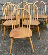 QUALITY RETRO ERCOL  DINING CHAIR, CLEAN CONDITION,   CHOOSE ANY CHAIR