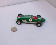 Vintage Tin Friction Racer 5 Made In Japan Ships Free