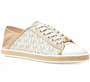 michael kors rose gold slip on sneakers