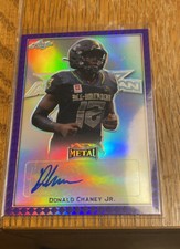 2020 Donald Chaney Jr. Leaf All American Purple Etch Auto #15/15 Miami