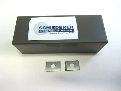 CNC-SCHIEDERER 10x HM - Wendeplatten / Wendemesser 7,5x12x1,5 mm Z2 35° 1 Loch Made in Germany