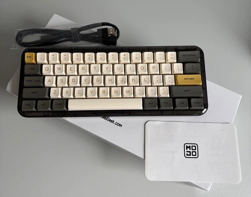 MelGeek Mojo60 Ember Bluetooth Wireless Mechanical Keyboard 60% RGB Tastatur
