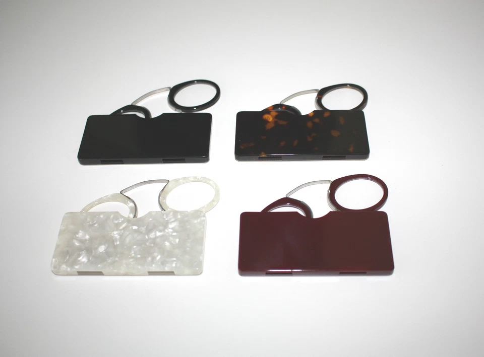 argus Lesebrille Kneifer im Taschenformat Mini Lesebrille für Restaurant NEU