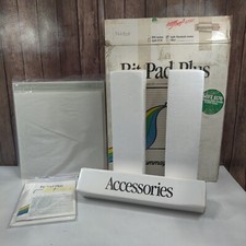 Vintage Summagraphics Bit Pad Plus Digitizer Graphics Tablet - Mac - Pen AS IS