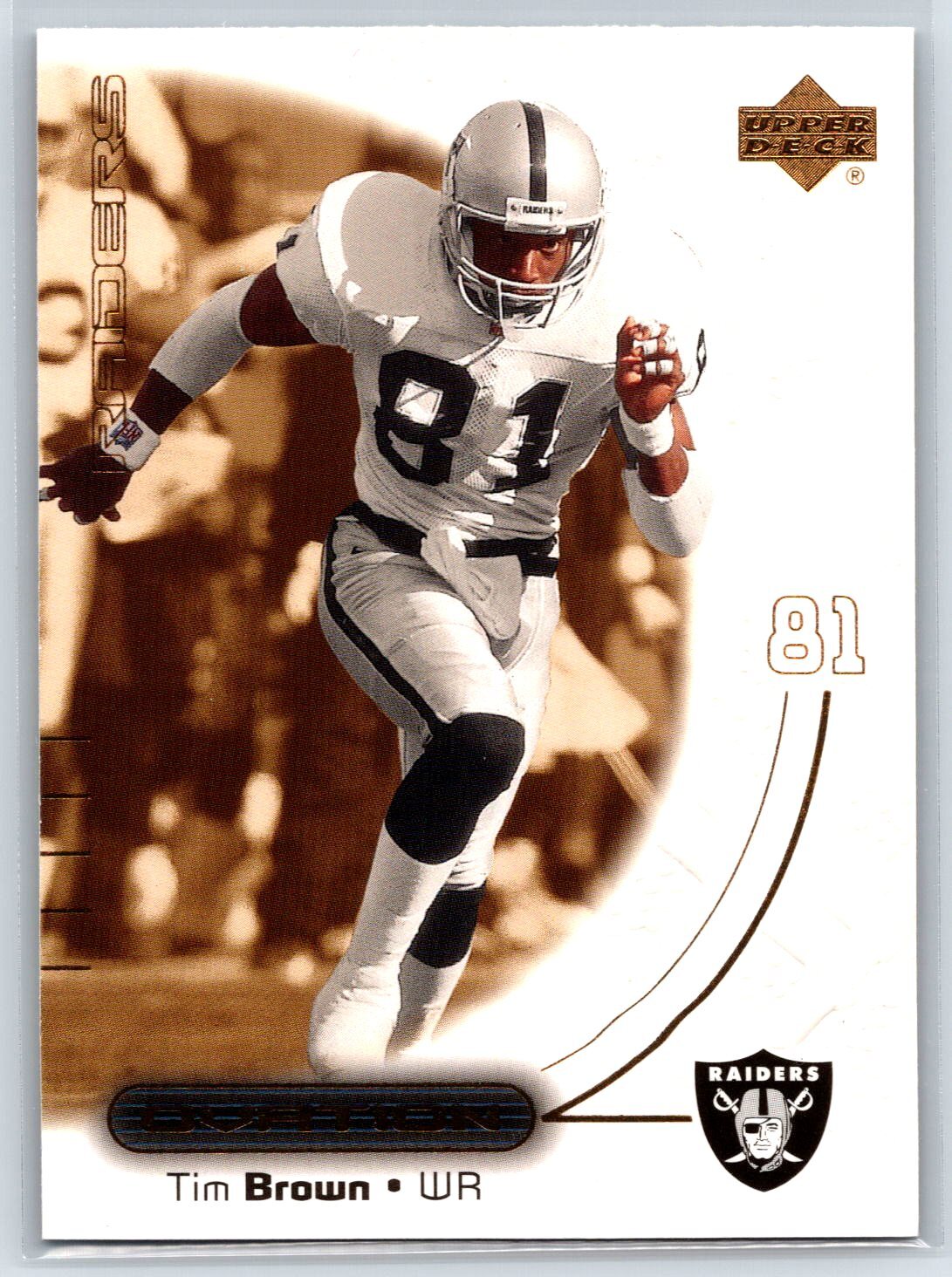 2000 Upper Deck Ovation Tim Brown Oakland Raiders #41