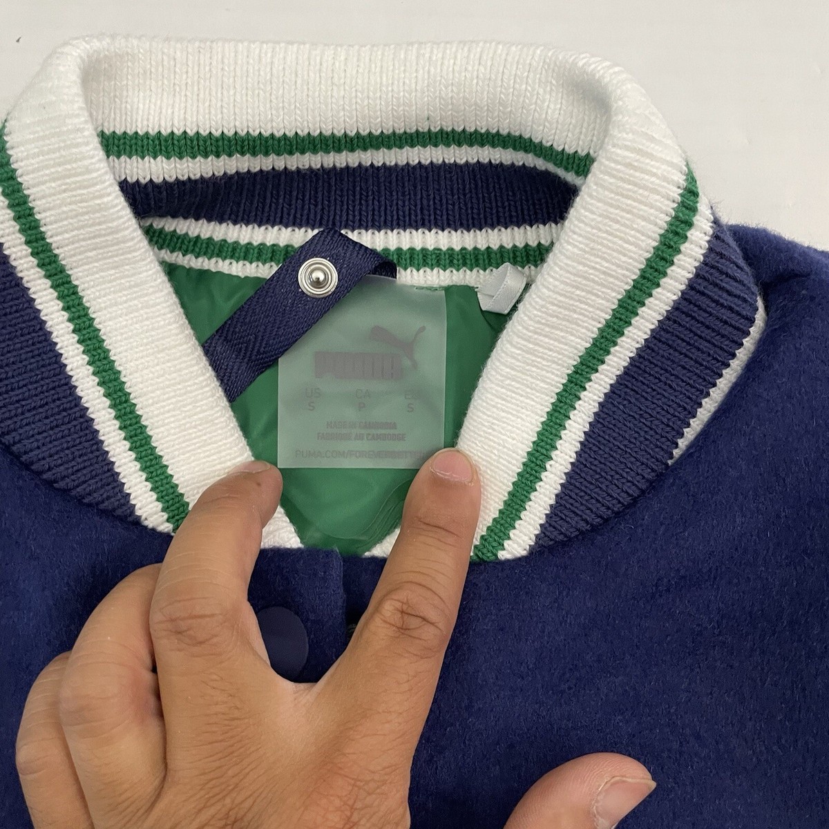 Womens Size S Puma x June Ambrose Victory Reversible Varsity