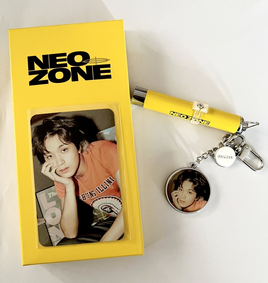 「今日だけ」nct127 ヘチャントレカNEO city ボイス キーリング HAECHAN] NCT127 NEO ZONE PROJECTION LIGHT STICK KEY RING OFFICIAL