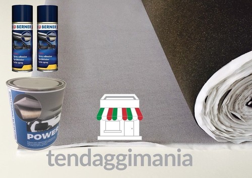 Kit rivestimento tessuto cielo tetto auto colore nero beige grigio - Afbeelding 4 van 10