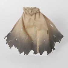 Hot 1/12 Black Cape Wired Battle Damaged For Action Figure Doll Accessories new