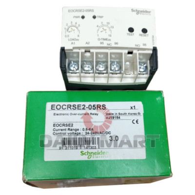 New In Box SCHNEIDER EOCRSE2-05RS Electronic Overcurrent Relay