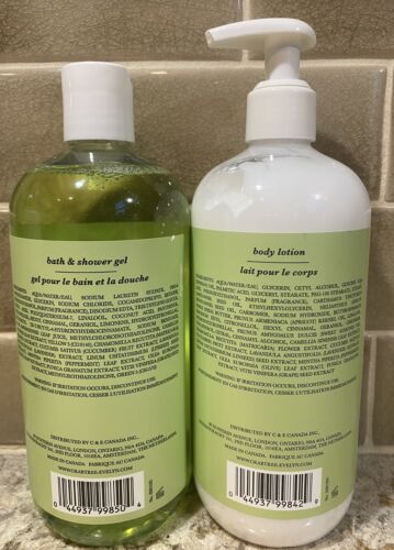 2 x Crabtree & Evelyn LILY Bade- & Duschgel + Lotion je 16,9 Unzen schneller Versand - Bild 2 von 2