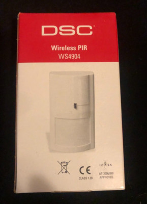 DSC Wireless PIR WS4904 - White - Brand New in Box