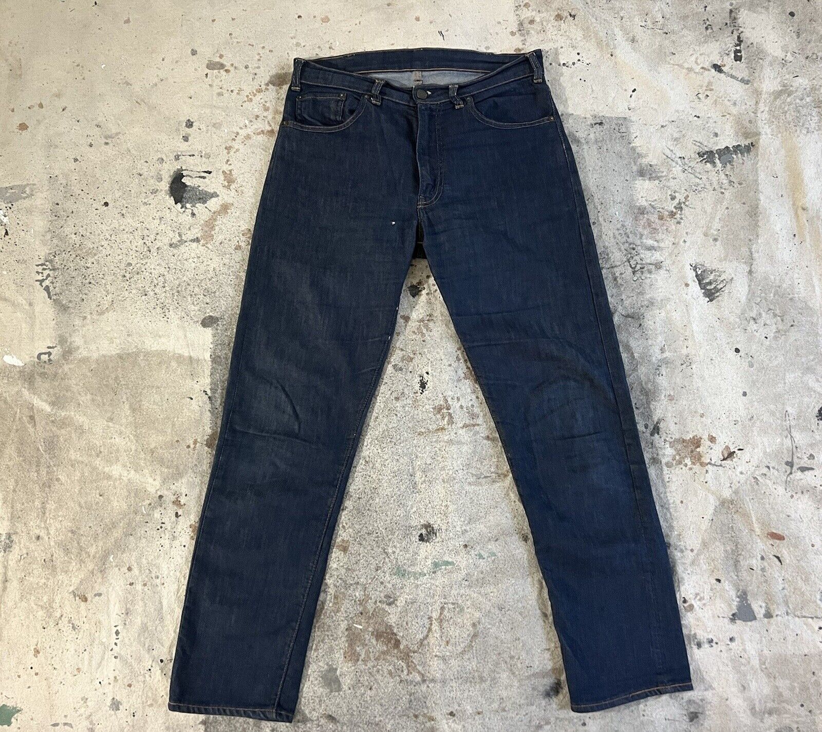 RARE VTG 60s Levis Big E Denim Jeans V Stitch 612… - image 1