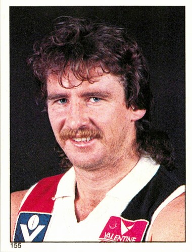 1984 ST KILDA SAINTS AFL Sticker TERRY SMITH Scanlens Card - Picture 1 of 2