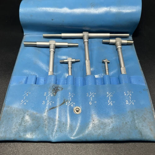Fowler 52-470-006 Telescoping Gage Set, 5/16-6" Range, 4-5" Measuring Depth