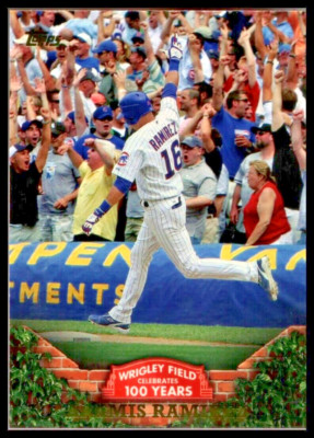 2016 TOPPS 100 YEARS AT WRIGLEY FIELD #WRIG20 ARAMIS RAMIREZ CHICAGO CUBS