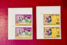 1983 Vietnam stamps SET WORLD FOOD DAY Overprinted IMPERF. MNH PAIR