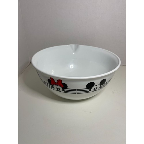A Vintage Disney Mickey & Minnie Plastic Mixing Bowl - Foto 4 di 10