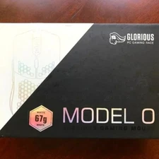 Glorious Gaming Mouse - Model O Matte White 67 g Superlight Honeycomb USB Gaming