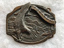 1987 Montana Belt Buckle With Eagle
