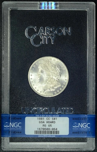 1881-CC  GSA  NGC  MS65  MORGAN DOLLAR  *  BOX & COA *  #1670608-064