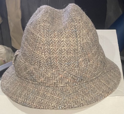 Vintage Pendleton Men's Medium Wool Brown Fedora Hat 1970s Portland Made in USA - Picture 5 of 10