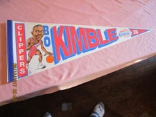 Bo Kimble Los Angeles Clippers pennant bx4