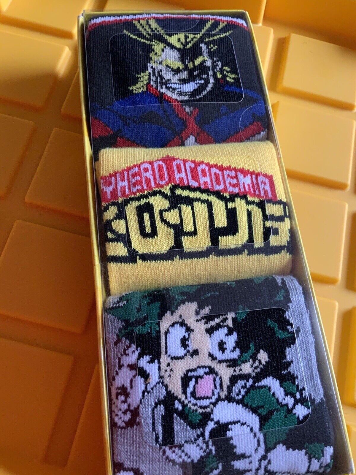 Socks Unisex My Hero Academia 3 Pair Crew Socks Pack Men’s Shoes Size 8-12-image