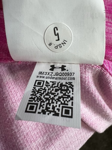 UNDER ARMOUR 1/2 Zip Womens Medium Long Sleeve ColdGear Pullover Pink 1248526 - Picture 6 of 6