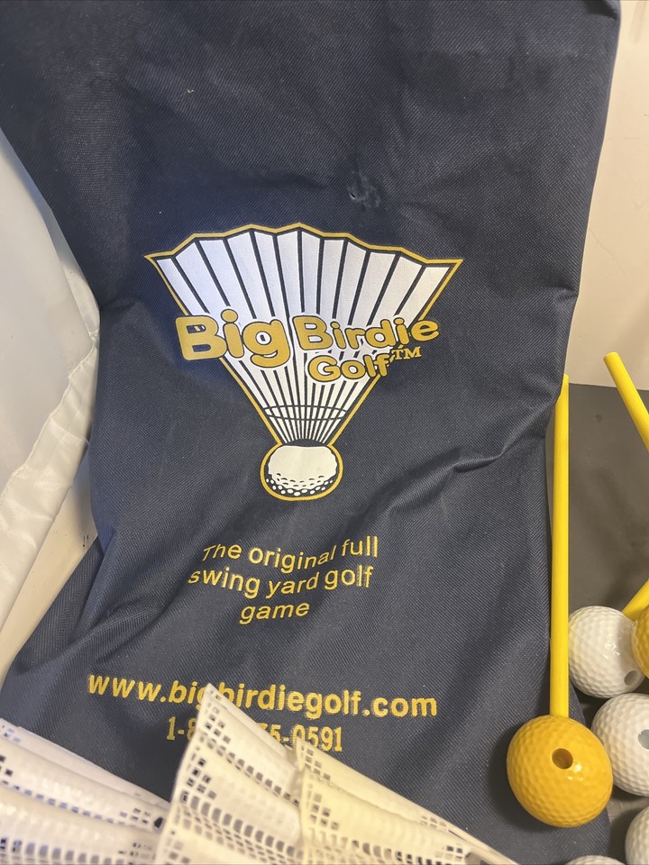 Big Birdie Golf Swing Yard Golf Game Complete Backyard Carry Bag Lawn