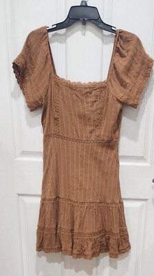 knee length dresses for ladies Chiffon Tiered Babydoll Mini Dress