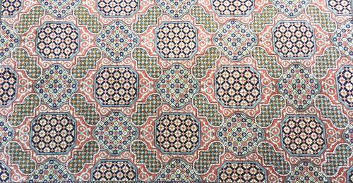 Perserteppich Qom Seide Meisterstück Handgeknüpfte Mikromosaik Orient Teppich - Bild 5 von 17