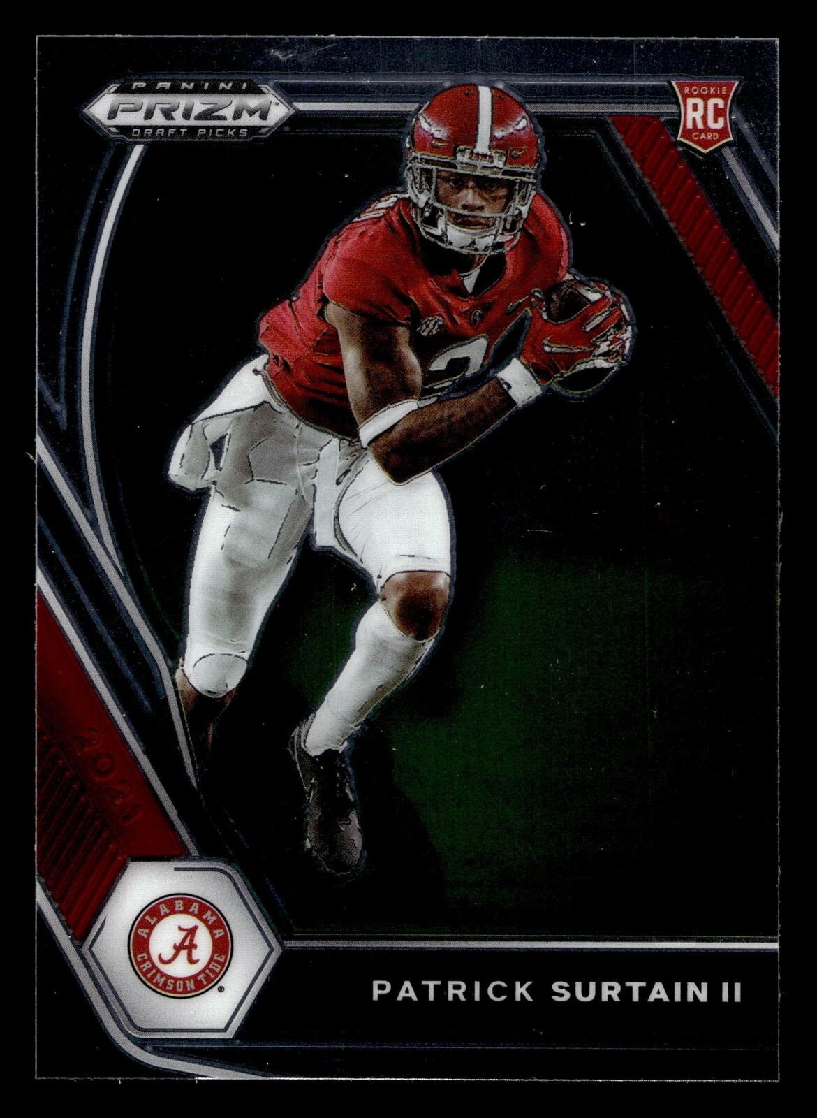 2021 Panini Prizm Draft Picks Collegiate #143 Patrick Surtain II RC Card TCCCX