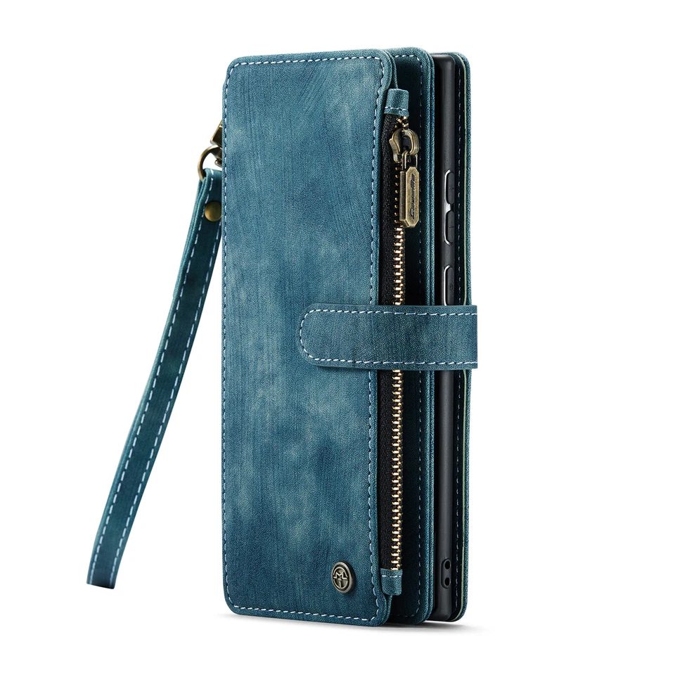 CaseMe C30 Series  Phone Case Leather Wallet credit card slot Holder Hand Strap - Image 2 of 4