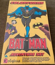 1989 Vintage Batman Colorforms Adventure Set - 1989 - NEW - Factory Sealed