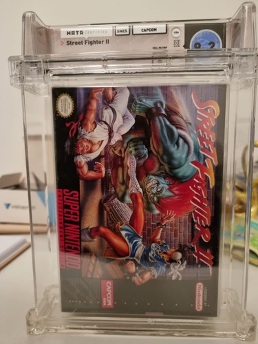 Street fighter 2 SNES 1992 First Print NTSC 9.2 A Sealed VGA WATA Graded - Picture 4 of 7