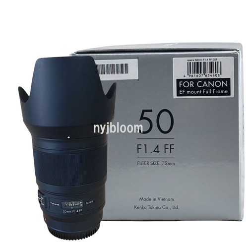 New TOKINA opera 50mm F1.4 FF Lens for Canon EF Full-Frame Digital Camera - Picture 5 of 7