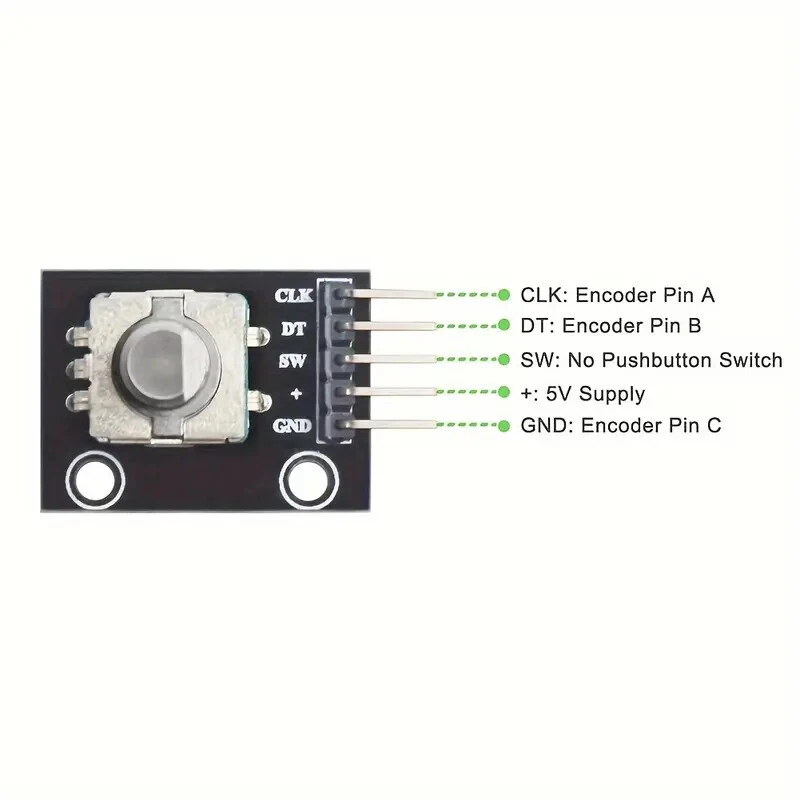 360° Rotary Encoder Module KY-040 Brick Sensor Clickable Switch Arduino ARM PIC - Image 4 of 4
