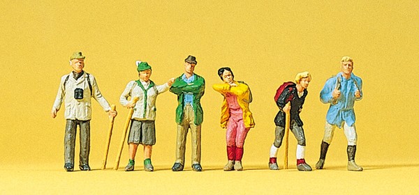 Preiser Wanderer Figuren-Set (10290) Spur H0 1:87 BahnzubehöR Neu & Ovp***-image