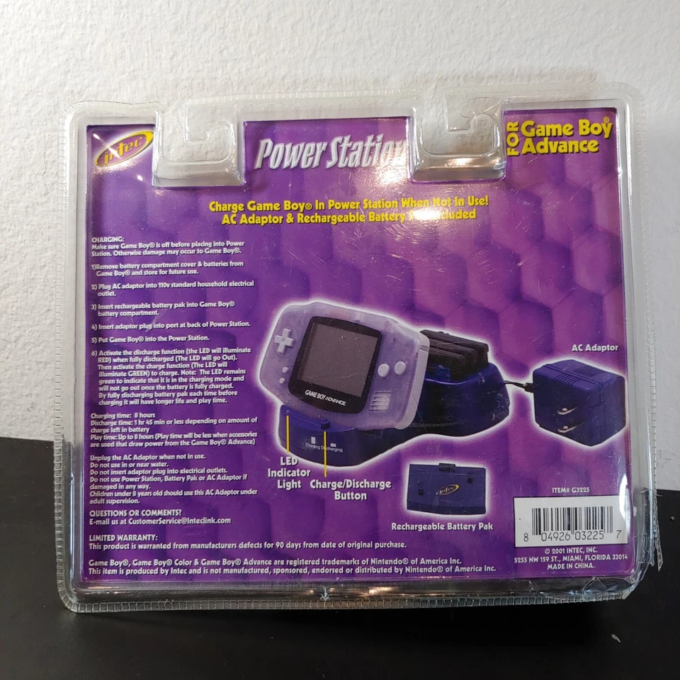  Rare Vintage Game Boy Color Power Station Intec  - Image 3 of 4