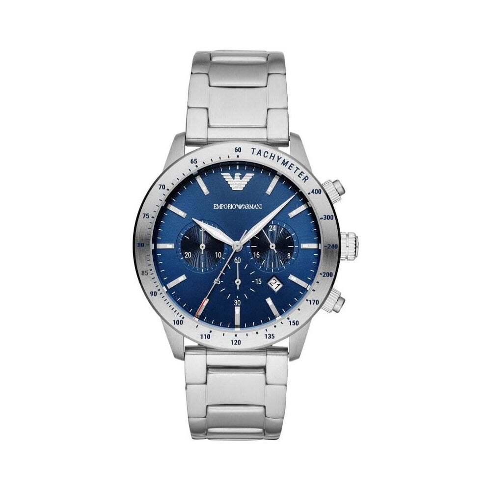 経典 Chronograph 11306 AR ARMANI EMPORIO Quartz Men's Dial Blue その他