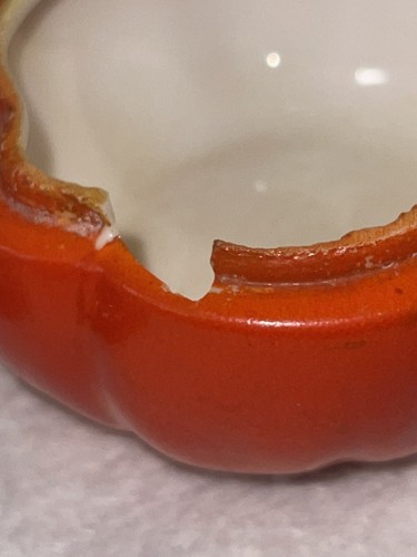 RARE Vintage Milk Glass TOMATO Jam Jelly Jar & Lid *READ - Picture 12 of 13