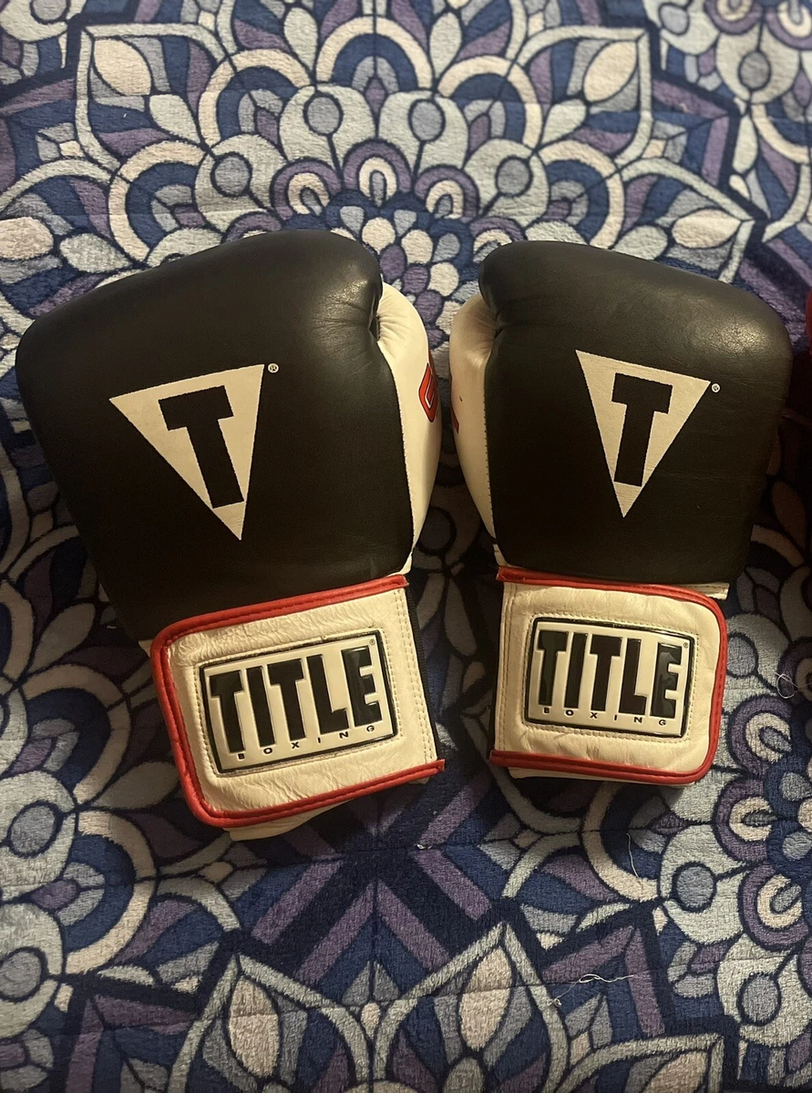 Title Gel Boxing Gloves Hook Loop Medium Used in Great Condition