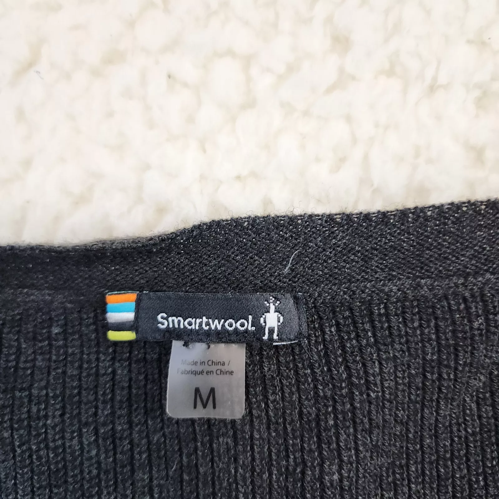 smartwool crop soft vneck argyle jumper sweater