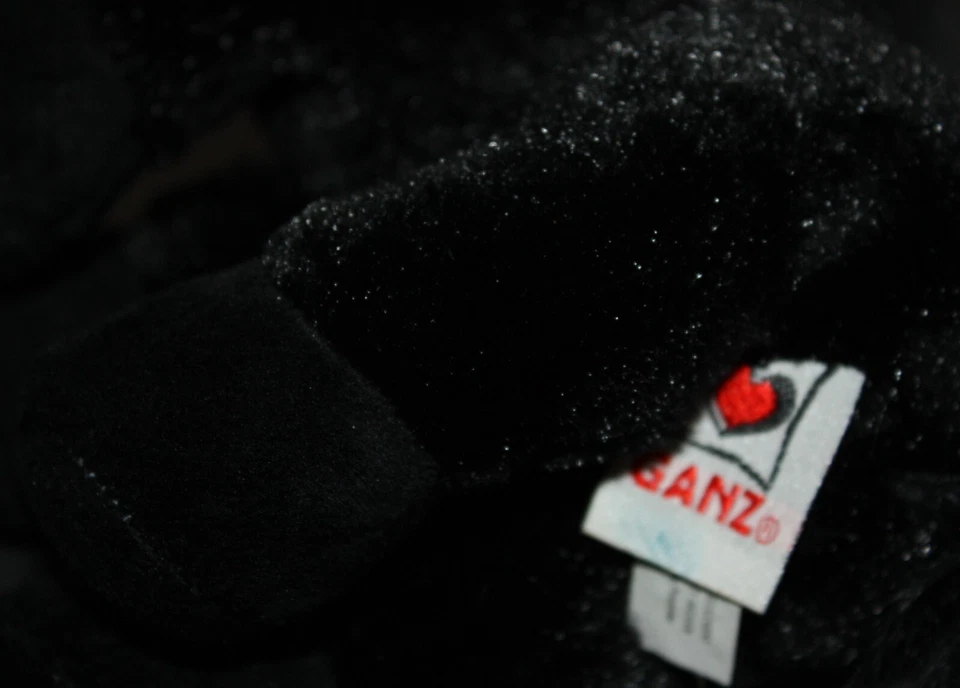 Peluche caballo negro retirado Ganz Webkinz semental (frieso) HM145-sin código. Foto 3 de 4